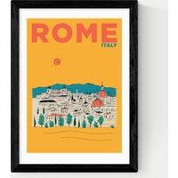 East End Prints Rome Framed Art Black