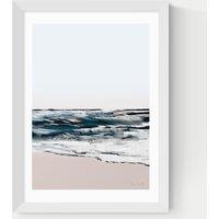 East End Prints Seashore Framed Art Print White