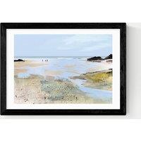 East End Prints Sea View Framed Art Print Black