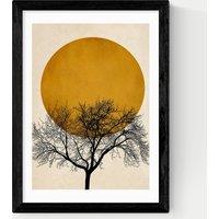 East End Prints Winter Morning by Kubistika Framed Art Print Black