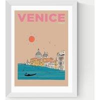 East End Prints Venice Italy Framed Art Print White
