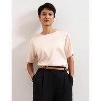 Phase Eight Satin Top Light Pink