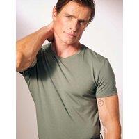 David Gandy Wellwear Ultimate Cotton Modal Crew Neck T-Shirt Light Green