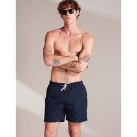 David Gandy Wellwear Pocketed Mid-Length Swim Shorts Navy