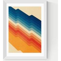 East End Prints Abstract Framed Art White