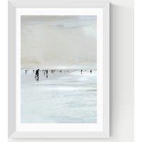 East End Prints Beachy Landscape Rectangle Framed Art White