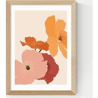 East End Prints Autumn Wildflowers Rectangle Framed Art Natural