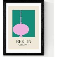 East End Prints Berlin Framed Art Black
