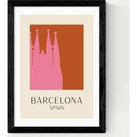 East End Prints Barcelona Framed Art Black