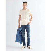 Wrangler Pure Cotton Graphic T-Shirt Beige