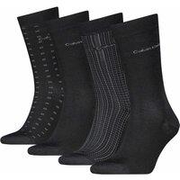 Calvin Klein 4 Pack Cotton Rich Socks Black