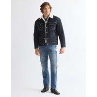 Wrangler 13MWZ Slim Fit Pure Cotton Jeans Blue Denim