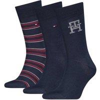 Tommy Hilfiger 3 Pack Cotton Rich Socks Black Mix
