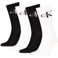 Calvin Klein 4 Pack Cotton Rich Trainer Socks Black Mix