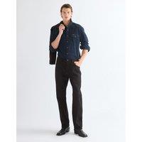 Wrangler Frontier Regular Fit Pure Cotton Jeans Black