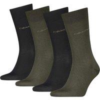 Calvin Klein 4 Pack Cotton Rich Socks Olive