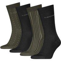 Calvin Klein 4 Pack Cotton Rich Socks Olive