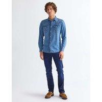 Wrangler Texas Regular Fit 5 Pocket Jeans Blue Denim