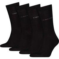 Calvin Klein 4 Pack Cotton Rich Socks Black
