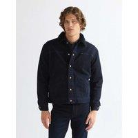 Wrangler Cotton Rich Utility Jacket Blue Denim
