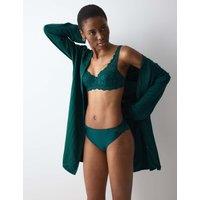 Triumph Amourette Lace WHP Wired Half Padded Bra A-E Dark Green
