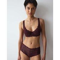 Triumph Amourette Lace WHP Wired Half Padded Bra A-E Burgundy