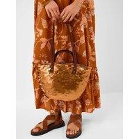 ACCESSORIZE Sequin Cross Body Basket Bag Gold