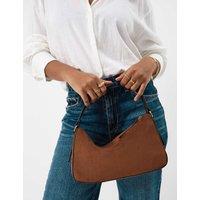 ACCESSORIZE Faux Suede Grab Bag Tan