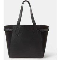 ACCESSORIZE Leather Tote Bag Black