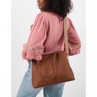 ACCESSORIZE Webbing Strap Shoulder Bag Tan