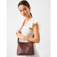 ACCESSORIZE Webbing Strap Cross Body Bag Chocolate