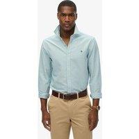 Superdry & Co Pure Cotton Striped Oxford Shirt Green