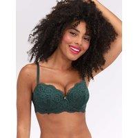 Boux Avenue Emma Blush Wired Balconette Bra (B-G) Dark Green