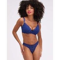 Boux Avenue Harper Lace Wired Balconette Bra (B-G) Blue