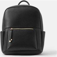 ACCESSORIZE Faux Leather Backpack Black