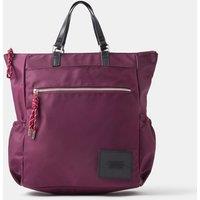 ACCESSORIZE Nylon Handle Backpack Berry
