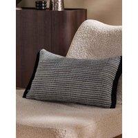 MADE Pure Cotton Cady Cushion Black Mix
