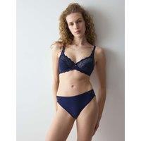 Triumph Amourette Lace Wired Full Cup Bra B-G Dark Blue