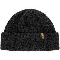 Fjallraven Wool Rich Knitted Textured Beanie Hat Grey