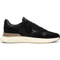 Clarks Suede Lace Up Retro Trainers Black