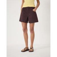 HUSH Cotton Rich Shorts Dark Brown