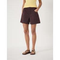 HUSH Cotton Rich Shorts Dark Brown