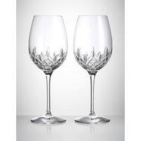 Waterford Set of 2 Lismore Essence Red Wine Glasses Clear