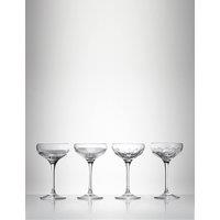 Waterford Set of 4 Mixology Coupe Glasses Clear