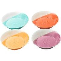 Royal Doulton Set of 4 Bright Pasta Bowls Multi