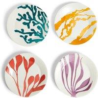 Royal Doulton Set of 4 1815 Bright Porcelain Dinner Plates Multi