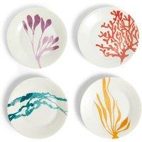 Royal Doulton Set of 4 Bright Side Plates Multi