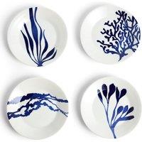 Royal Doulton Set of 4 1815 Pacific Side Plates Blue Mix