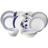 Royal Doulton 16 Piece Dinner Set Blue Mix