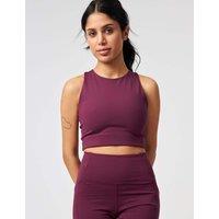 Girlfriend Collective Dylan Non Wired Sports Bra (A-E) Burgundy